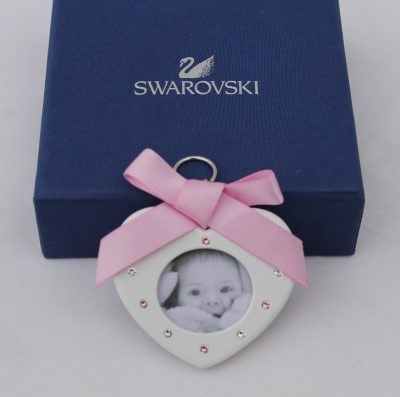 Baby-Picture-Frame-Rose-Swarovski-