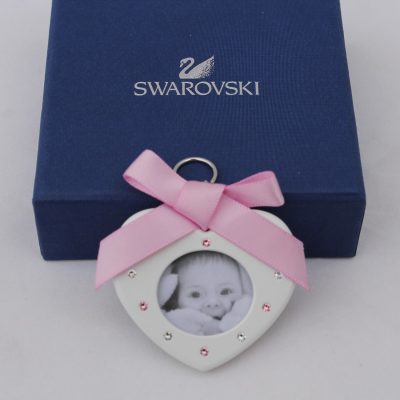 Baby-Picture-Frame-Rose-Swarovski-