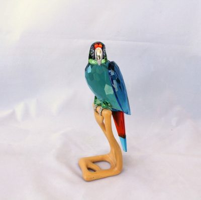 Macaw, Green Παπαγάλος Crystal Paradise Swarovski - Image 2