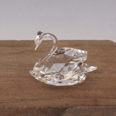 Κύκνος Silver Crystal Swan medium Κρύσταλλο Swarovski - Image 3