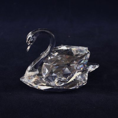Κύκνος Silver Crystal Swan medium Κρύσταλλο Swarovski