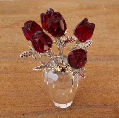Βάζο Red Roses συλλογή Crystal Memories  Swarovski - Image 2