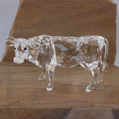 Η Αγελάδα COW Silver Crystal κρύσταλλο Swarovki