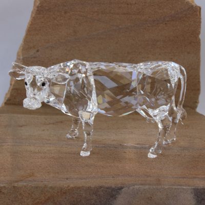 Η Αγελάδα COW Silver Crystal κρύσταλλο Swarovki