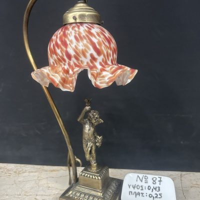 Φωτιστικό επιτραπέζιο μπρούτζινο Άγγελο